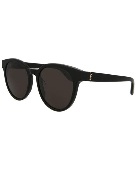 56mm round sunglasses saint laurent|yves saint laurent sunglasses women's.